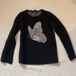 Ann Taylor butterfly sweater